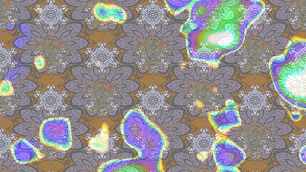 Raster illüstrasyonu. Eski moda arka plan. Çiçek çelengi. Desen, çizim, çiçek sınırı. Güzel, parlak, pürüzsüz kumaş, tuval. Kıvırcık, parlak örgü.