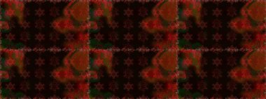 Raster Yumuşak kumaş deseni. Klasik taslak çizimi. Çiçeksel siyah ve kahverengi desenli. Raster çiçek izi..