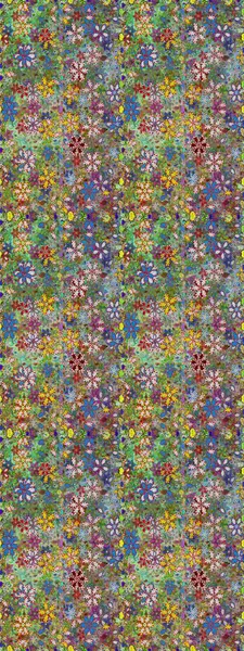 Güzel çiçek desenli küçük çiçek. Çiçekler, suluboya ile sorunsuz çiçek desenli. Raster desen.