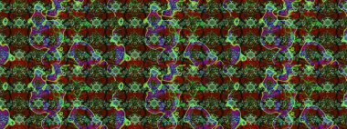 Çiçekler suluboya eskiz deseni. Raster Stili kumaş deseni.