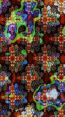 Karalama elementleri. Çizim çiçek deseni duvar kağıdı, web sitesi arka planı, ambalaj kağıdı, davetiye, broşür, afiş veya web sitesi için kullanılabilir. El çizimi Raster illüstrasyonu.