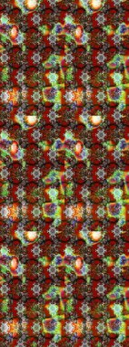 Parlak renkli çiçekleri ve kahverengi, kırmızı ve gri renkte yaprakları olan harika bir çiçek deseni. Halk tarzı. Moda baskıları için zarif bir şablon. Modern çiçek arkaplanı.