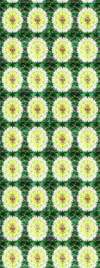 Yumuşak, yeşil renkli yaz çiçekleri. Raster deseni. Küçük çiçekteki sevimli çiçek deseni. Raster illüstrasyonu.