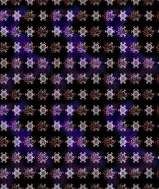 Çiçek kolajı. - Siyah çiçekler. Raster deseni. Küçük çiçekte güzel bir desen var. Çiçek arkaplan. Çiçek kompozisyonu. Doğa.