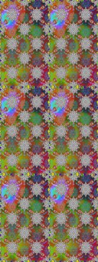 Raster resim. Güzel kumaş deseni. Doodle çiçekler ve dalları, otlar ve çiçekler. Elle çizilmiş.