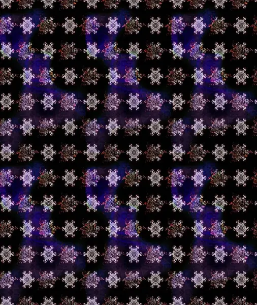 Çiçek kolajı. - Siyah çiçekler. Raster deseni. Küçük çiçekte güzel bir desen var. Çiçek arkaplan. Çiçek kompozisyonu. Doğa.