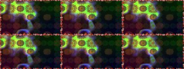 Raster dikişsiz çiçek deseni. Vadinin çiçekleri kahverengi ve gri renklerde.