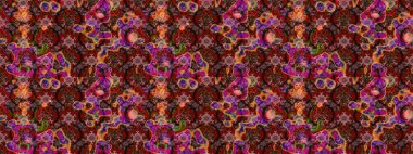 Güzel kumaş deseni. Çiçek arkaplan. Çizim raster deseni.