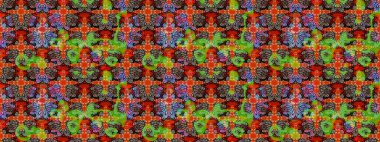 Güzel suluboya yaz çiçekleri deseni..