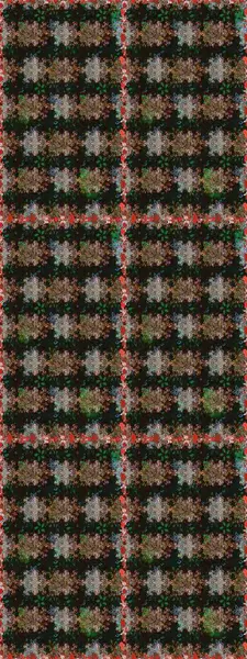 Suluboya tarzında gri ve kahverengi renkte çiçekler. Suluboya kusursuz desen. Çiçek izi.