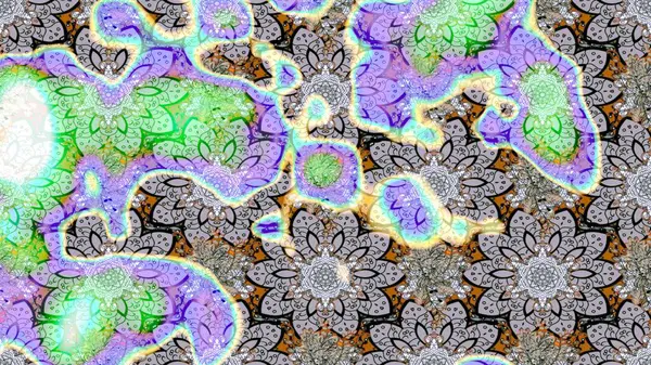 Kumaş, tekstil, duvar kağıdı baskısı için. Raster illüstrasyonu. Eski usul. Raster. Eskiz geçmişi. Tomurcukları çiçekli sevimli çiçek deseni..