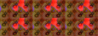 Renkli Yaz Temalı eskiz kalıbı. Düz Çiçek Elementleri Tasarımı. Kahverengi renkli çiçekler. Raster illüstrasyonunda çiçek deseni çizimi.