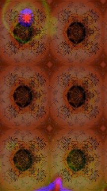 Renkli Bahar Teması eskiz kalıbı. Düz Çiçek Elementleri Tasarımı. Raster..