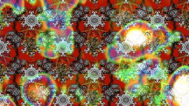 Çiçekli çiçek deseni, suluboya. Raster deseni. Küçük çiçekte güzel bir çiçek deseni..