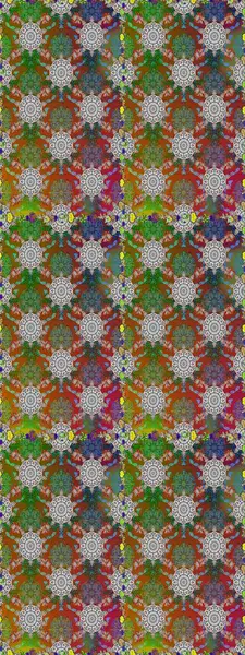 Soyut etnik raster kusursuz desen. Arkaplan dokusu, duvar kağıdı kahverengi ve gri renkli çiçek teması. Kabile sanatı boho baskısı, klasik çiçek arkaplanı.