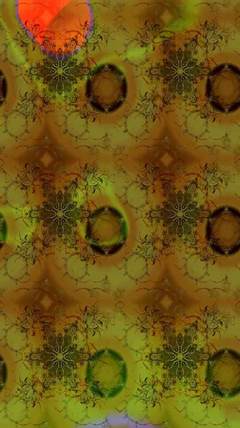 Kahverengi renkte güzel çiçekler, suluboya desenli, duvar kağıdı, kart ya da kumaş için fayanslı eskizler. Raster..