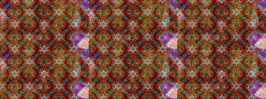 Küçük çiçekteki sevimli çiçek deseni. Kahverengi ve gri renkte çiçekler.