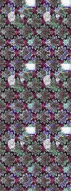 Çiçek arkaplan. Küçük çiçekte güzel bir desen var. Çiçek kolajı. Çiçek kompozisyonu. Doğa. - Gri çiçekler. Raster deseni.