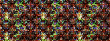 Hediye ambalaj kağıdı, tebrik kartları, posterler ve pankart tasarımı. Kahverengi ve siyah renkli çiçekler. Raster düz çiçek çizim deseni.