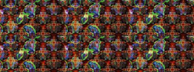 Raster Yumuşak kumaş deseni. Klasik taslak çizimi. Raster çiçek izi. Çiçeksel kahverengi ve siyah çizim deseni.