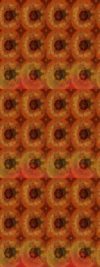 Çiçek rengi eskiz deseni. Klasik taslak çizimi. Raster çiçek izi..