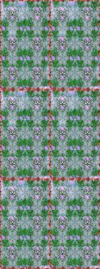 Kusursuz desenli, modaya uygun kumaş deseni. Düz Çiçek Elementleri Tasarımı. Şirin çiçek elementleri. Raster illüstrasyonu. Renkli Bahar Teması Kusursuz Arkaplan.