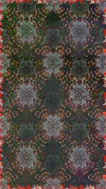 Egzotik çiçekler, gri ve kahverengi renkler üzerine botanik, parlak, klasik bir doğa. Raster illüstrasyonu. Klasik tropikal doğal elementlerin suluboya seti.