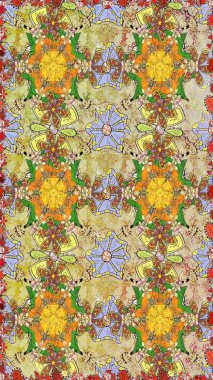 Kusursuz. Tarafsız ve bej renkli çiçekler. Raster illüstrasyonu. Şirin çiçek elementleri..