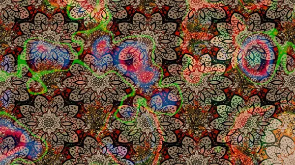 Hediye ambalaj kağıdı, tebrik kartları, posterler ve pankart tasarımı. Bej ve kahverengi renkli çiçekler. Raster düz çiçek çizim deseni.