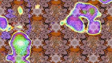 Gömlek, arka plan modelini çiz. Tropik çiçekler. Kahverengi ve nötr renkte çiçekler.