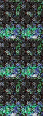 Küçük çiçekteki sevimli çiçek deseni. Raster illüstrasyonu. Raster deseni. Gri ve siyah renkte yaz çiçekleri.