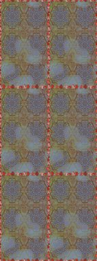 Renkli Bahar Temalı Kusursuz Arkaplan. Çiçek deseni. Düz Çiçek Elementleri Tasarımı. Raster pürüzsüz Güzel kumaş deseni.