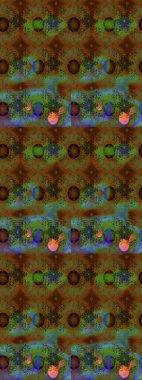 Kahverengi renkli çiçekler. Renkli Bahar Teması eskiz kalıbı. Düz Çiçek Elementleri Tasarımı. Çiçek desenli eskiz, yaz çiçekleri..