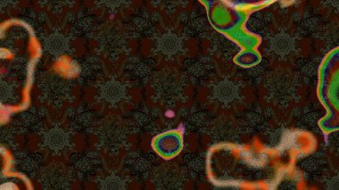 Çiçekli, yapraklı, çiçek desenli eskiz. Raster illüstrasyonu. El çizimi.