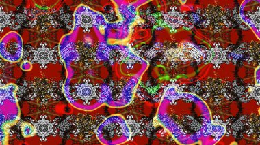 Raster illüstrasyonu. Güzel kumaş deseni. Küçük çiçekteki sevimli çiçek deseni. Güzel karalamalı çiçek deseni çiz..