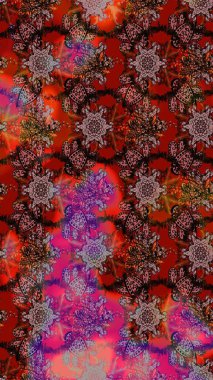 Şekil verilmiş çiçeklerle eskiz deseni. Çiçek deseni duvar kağıdı, desen dolguları ve web sayfası arka planı için kullanılabilir. Süslü zentangle çizim dokusu, soyut çiçeklerle süslenmiş..