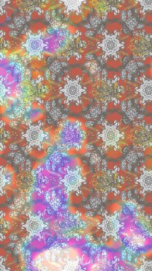 Çiçekli eskiz arkaplanı. Renkli Bahar Teması eskiz kalıbı. Düz Çiçek Elementleri Tasarımı. Çocuk stili.