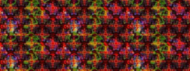 Millefleur 'lar. Küçük kahverengi ve siyah renkte güzel bir besin torbası deseni, çiçekler. Tekstil, kumaş, kapaklar, duvar kağıtları, baskı, paket, koleksiyon defteri, örgü, dekupaj için çiçek arkaplanı..