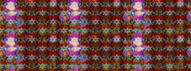 Küçük çiçekteki sevimli çiçek deseni. Raster deseni. Nazik, yaz çiçekleri kahverengi ve gri renklerde. Raster illüstrasyonu.