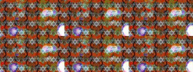 Kahverengi ve turuncu renkli çiçekler. Nazik, narin çiçek arkaplanı. Raster çiçek desenli ve çiçekli..