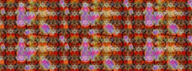 Sınır Kızılderili çiçekli paisley patten. Taslak süsleme izi. Etnik Mandala havlusu. Raster Henna tarzı. Tebrik kartı arkaplanı, boyama kitabı, arkaplan, tekstil için kullanılabilir.