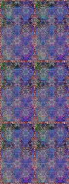 Bahar çiçekli, dikişsiz, sevimli çiçek deseni. Güzel kumaş deseni. Raster illüstrasyonu.