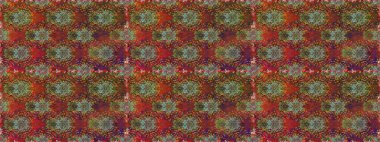 Tomurcukları papatya çiçekleri olan sevimli bir çiçek deseni. Kusursuz bir geçmişi var. Raster illüstrasyonu. Eski usul. Kumaş, tekstil, duvar kağıdı baskısı için. Miles Fleur, dandik süs.