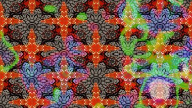 Kahverengi renkli çiçekler. Raster düz çiçek çizim deseni. Tasarım hediye paketi, tebrik kartları, posterler ve afiş tasarımı.