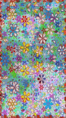 Mavi ve nötr renklerde çiçekler. Elle boyanmış suluboya, kusursuz çiçekler ve bitkiler..