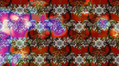 Çiçekli eskiz çizimi. Renkli Yaz Temalı eskiz kalıbı. Kahverengi ve gri renkli çiçekler. Düz Çiçek Elementleri Tasarımı.