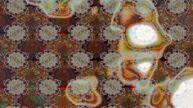 Raster Hip kumaş deseni. Eskiz Vintage Çiçek Deseni.