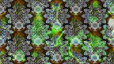 Çiçekli yaz çiçekleri. Küçük renkli çiçekler. Küçük çiçekte güzel bir desen. Moda baskıları için zarif bir şablon. Motley illüstrasyonu. Çizim.