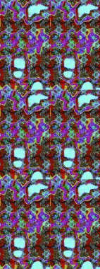 Nazik, narin çiçek arkaplanı. Çiçekli karalama şeklinde Raster çiçek deseni. Mavi ve kırmızı renkte çiçekler.