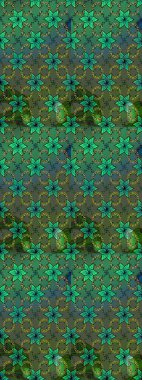 Üst manzara, yumuşak stil. Sevgililer günü ve tebrik kartı konsepti için şık bir davetiye. Çiçek kompozisyonu, el boyası, hassas şablon. Yeşil ve mavi renkte manzaralı çiçek deseni.